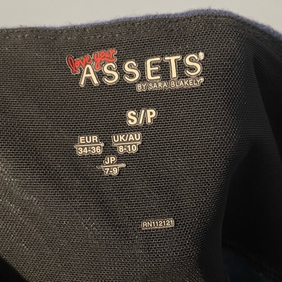 Assets by Sara Blakely Spanx Blue Denim Look Leggings - Picture 3 of 6